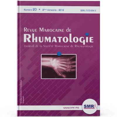Revue Marocaine de Rhumatologie (N20, 2012)