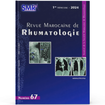 Revue Marocaine de Rhumatologie (N67, 2024)