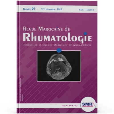 Revue Marocaine de Rhumatologie (N21, 2012)