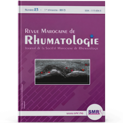 Revue Marocaine de Rhumatologie (N23, 2013)