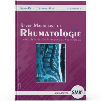 Revue Marocaine de Rhumatologie (N27, 2014)