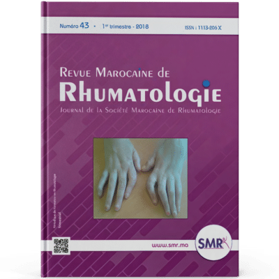 Revue Marocaine de Rhumatologie (N43, 2018)