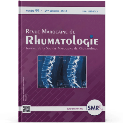 Revue Marocaine de Rhumatologie (N44, 2018)