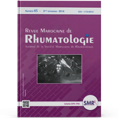 Revue Marocaine de Rhumatologie (N45, 2018)