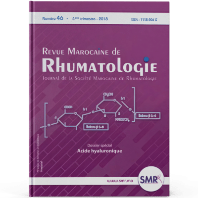 Revue Marocaine de Rhumatologie (N46, 2018)