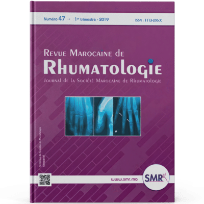 Revue Marocaine de Rhumatologie (N47, 2019)