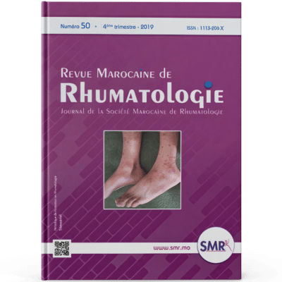 Revue Marocaine de Rhumatologie (N50, 2019)