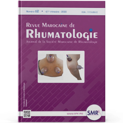 Revue Marocaine de Rhumatologie (N62, 2022)