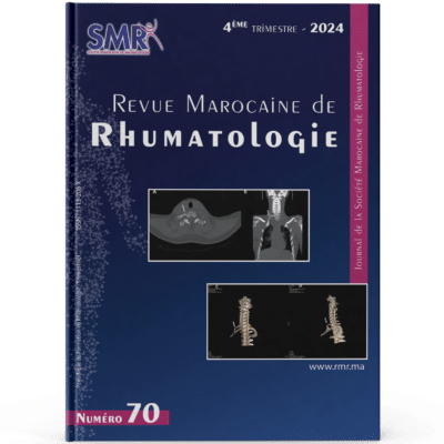 Revue Marocaine de Rhumatologie (N70, 2024)