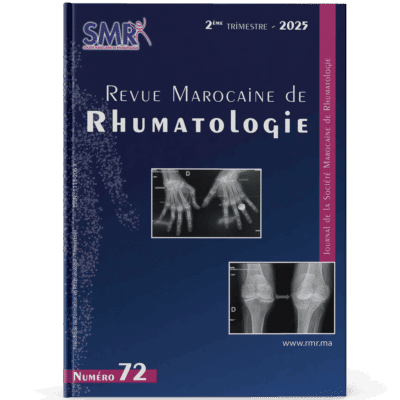 Revue Marocaine de Rhumatologie (N72, 2025)